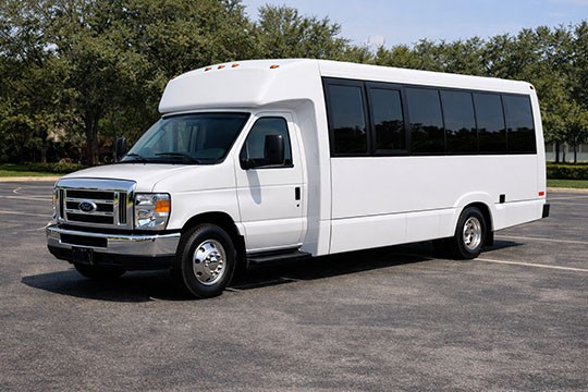 18-passenger mini coach available for charter in Tampa, FL