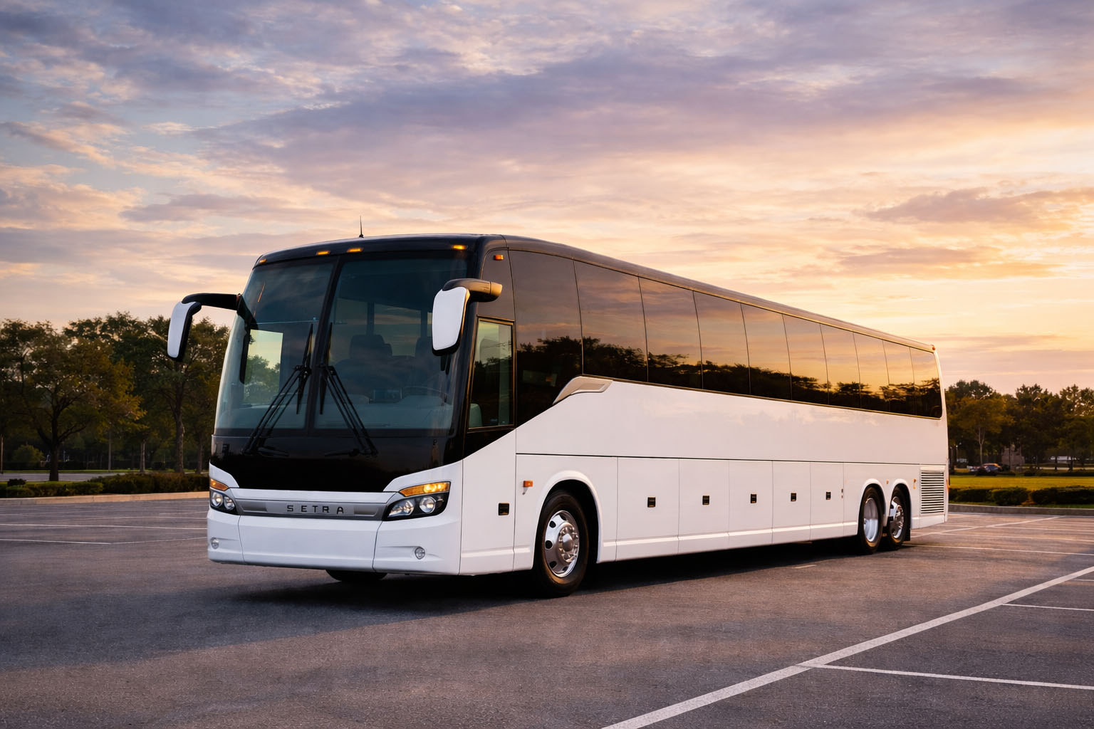 Tampa coach bus exterior