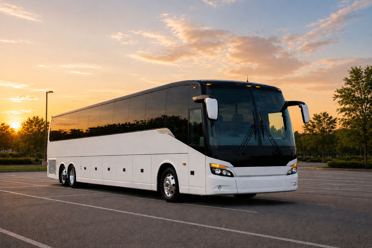 Tampa coach bus exterior